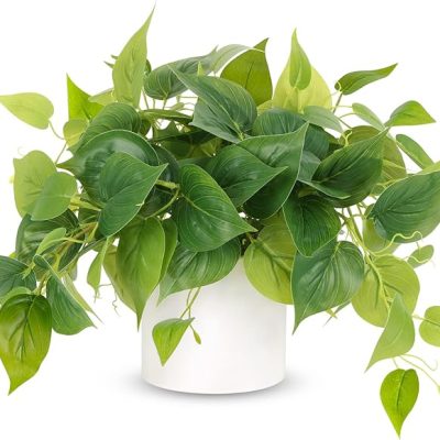 Pothos Small Fake Plants for Home Decor Indoor