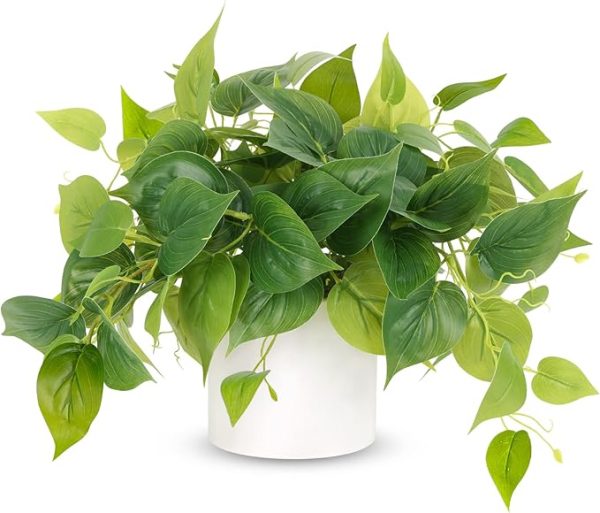 Pothos Small Fake Plants for Home Decor Indoor